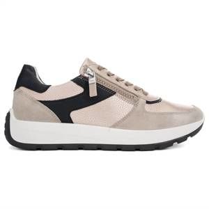 NEW ARA women nagano sneakers in sand/shell/black
